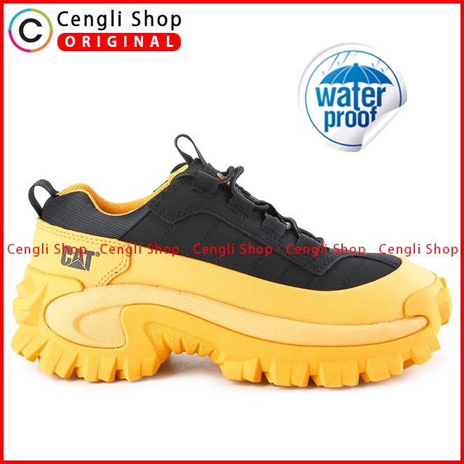 CAT-H5 SEPATU CATERPILLAR CASUAL PRIA ORIGINAL SNEAKER KETS KULIT ASLI WATERPROOF