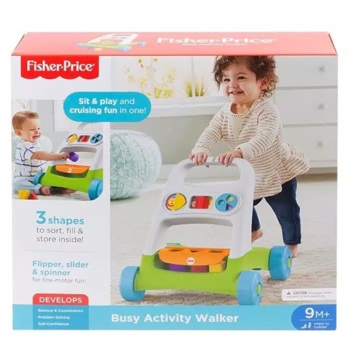 Wako Baby Push Walker Fisher Price Zebra