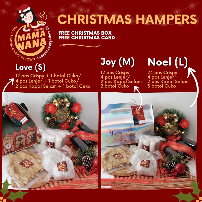 

Pempek Palembang Asli Hampers Christmas Parcel Natal Gift Kado