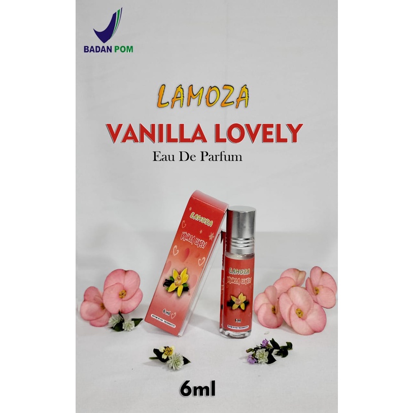 BPOM LAMOZA PARFUME ROLL ON 6 ML NON ALKOHOL