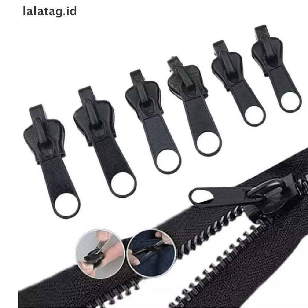 [lalatag] 6pcs Zipper Repair Kit Universal Instant Zipper Repair Pengganti Zipper [ID]