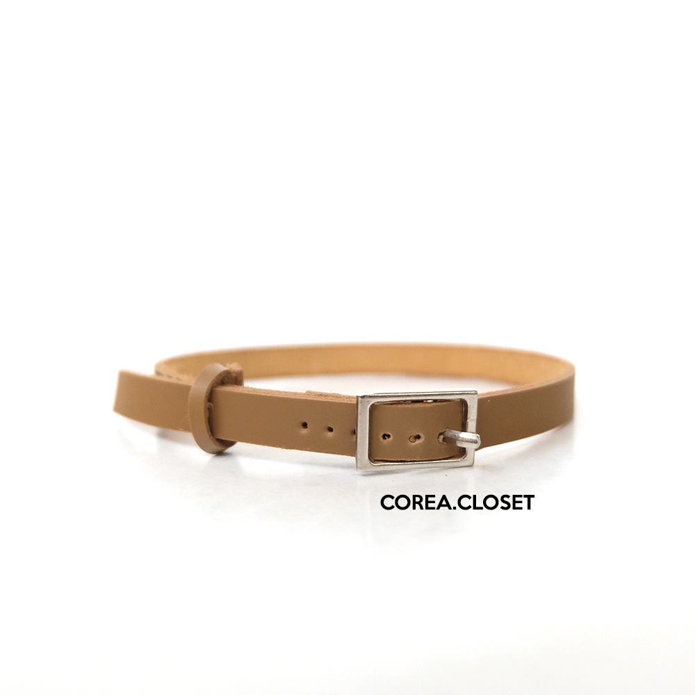 READY STOCK 10cm / 15cm / 20cm / skzoo doll Belt - Brown Belt New Ver 1  (celana boneka korea pop kp