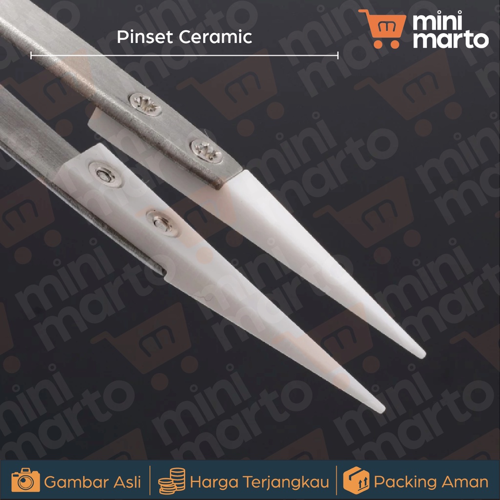 Pinset Ceramic / Tweezer Ceramik / Keramik - Minimarto