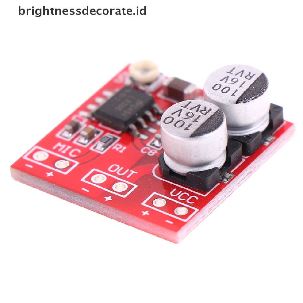 [Birth] Dc 5V-12V LM386 electret microphone power amplifier board gain 200kali mic amp [ID]