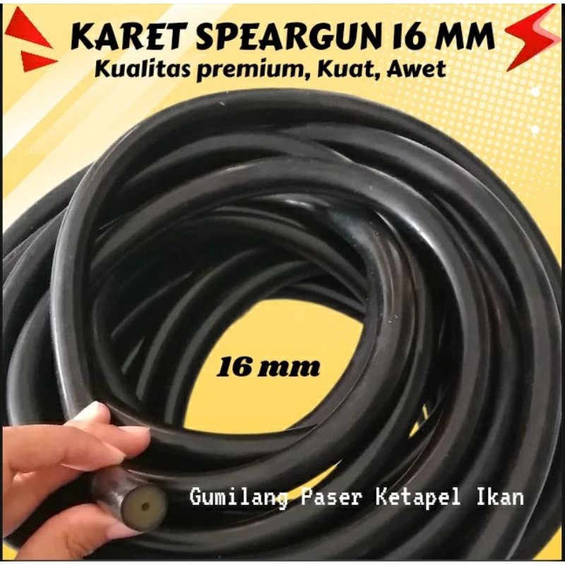 TERMURAH karet speargun 3x16mili spearfishing panahikan PREMIUM