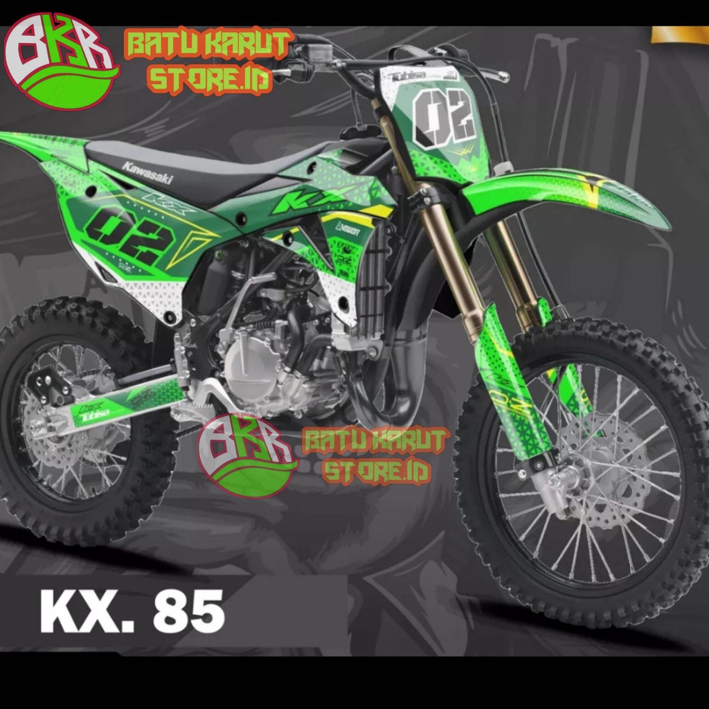 DECAL KX 250 TERBARU FULL BODY || DECAL KX 85,KX 250 ,KX 85 NEW GTX,FULL BODY TERBARU,VARIASI PUTIH-