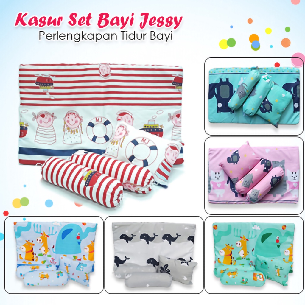 Kasur Bayi Murah Set JESSI Matras Baby Tempat Tidur Jessy Waterproof Termurah