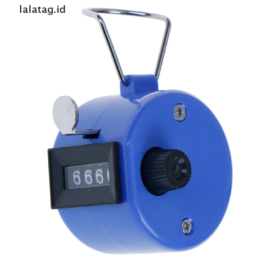 [lalatag] 1pc 4digi Number Manual Tally Counter Penghitung Latihan Clicker Golf Digital [ID]