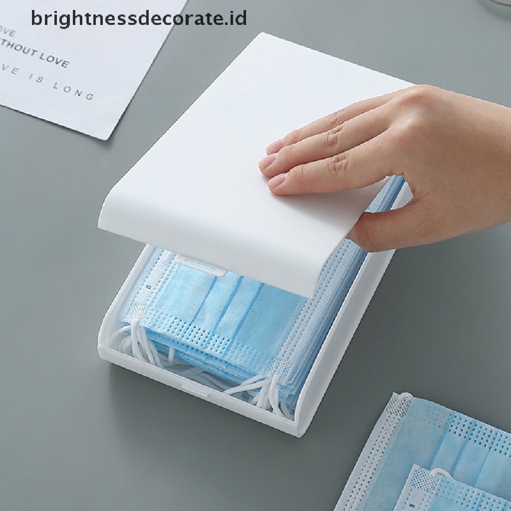 [Birth] Portable Mask Case Masker Wajah Folder Aman Polusi Disposable Mask Box Organizer [ID]