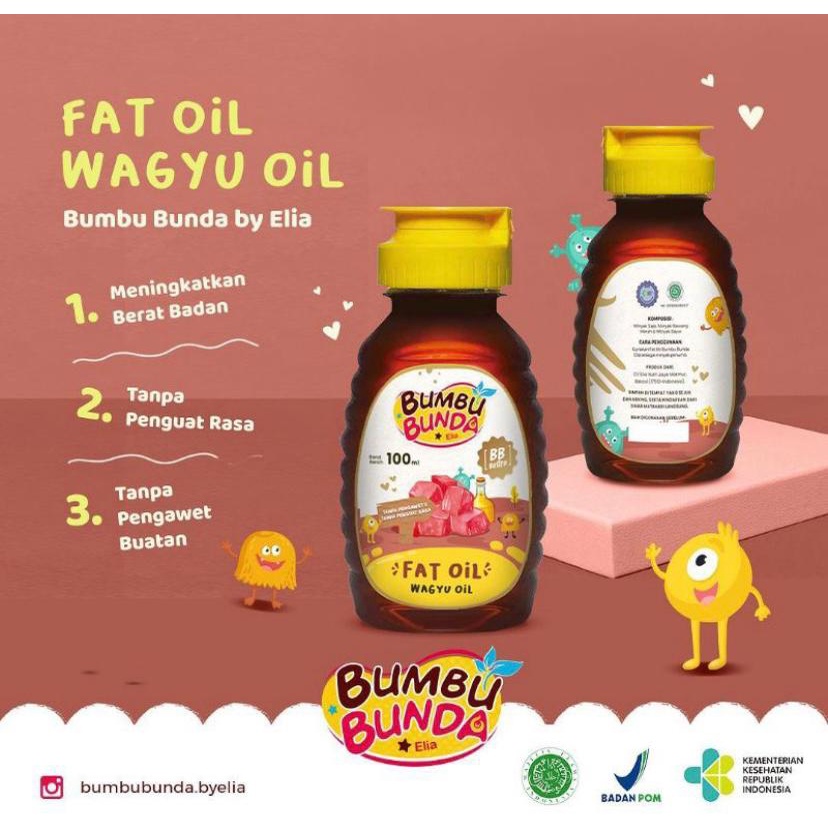 FAT OIL BUMBU BUNDA ELIA MINYAK MPASI BB BOOSTER