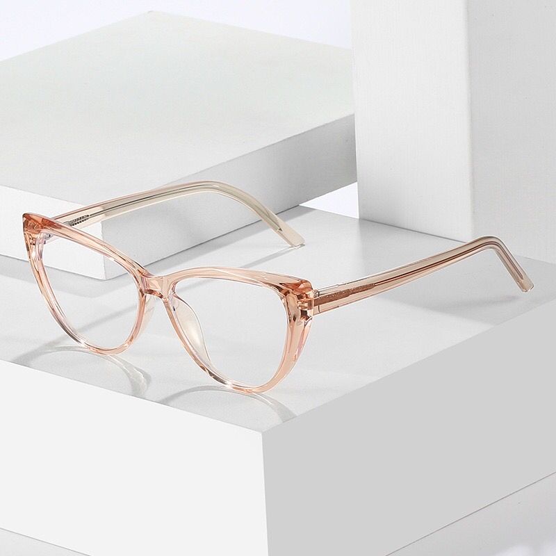 KACAMATA CAT EYE WANITA LENSA ANTI RADIASI MINUS BACA | FRAME KACAMATA CAT EYE 2003 | ANTI UV