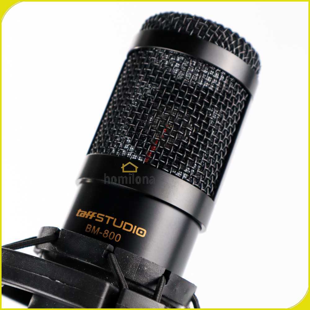 TaffSTUDIO Mikrofon Kondenser Studio dengan Shockproof Mount - BM-800