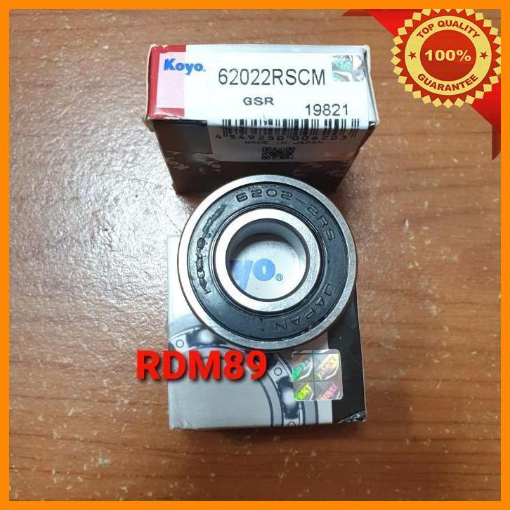 (RDM) BEARING 6202 2RS KOYO TUTUP KARET DIMENSI 15X35X11MM 6202 2RS KOYO