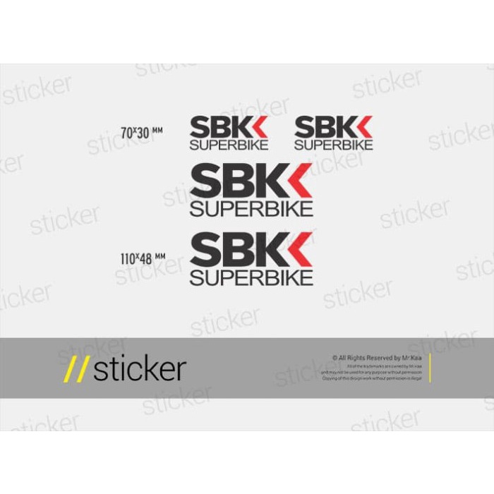 

TERLARIS | Superbike 01 - Cutting Sticker Stiker Oracal Motor Otomotif