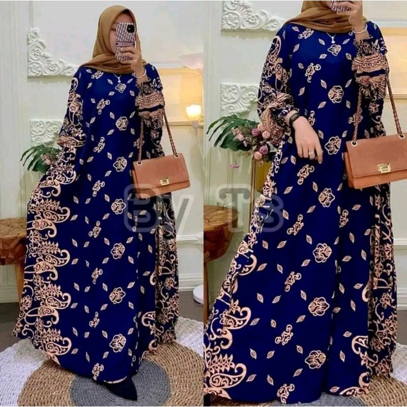 TERBARU• KAFTAN HITARI •BUSUI  | RAYON SUPER GRADE A | RESLETING DEPAN BUSUI ELSA | RENDA MILO