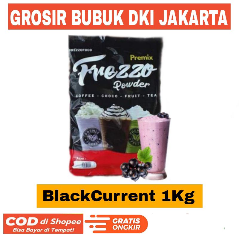 

Frezzo BlackCurrent 1Kg Bubuk Minuman Rasa Buah Segar Es Pinggir Jalan Powder Drink