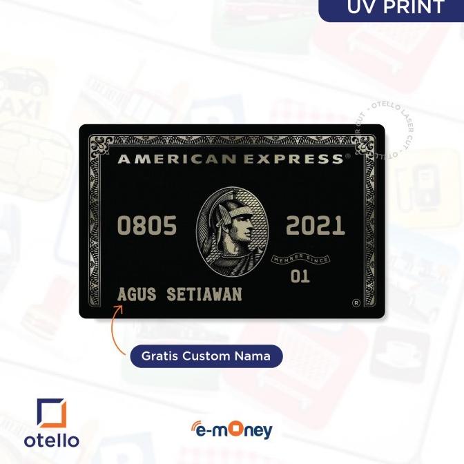DISKON Kartu Flazz Gen 2 AMEX Black Card Custom eToll BCA American Express MURAH