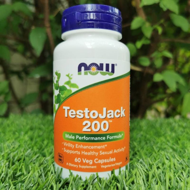 Now TestoJack 200 Male Performance formula 60 Veg Capsul Caps