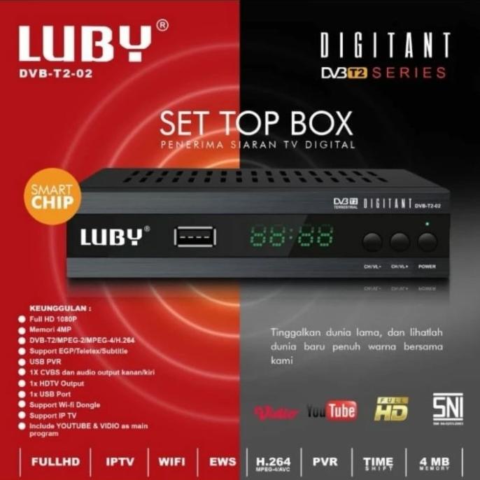 set top box luby t2 02
