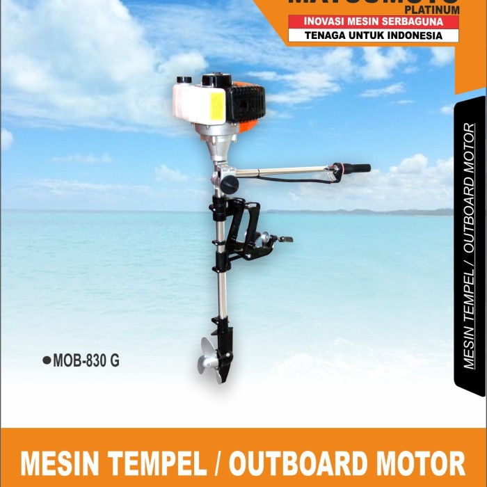 Fer Mesin Tempel Perahu Matsumoto Mob-830G 3Hp 2Tak