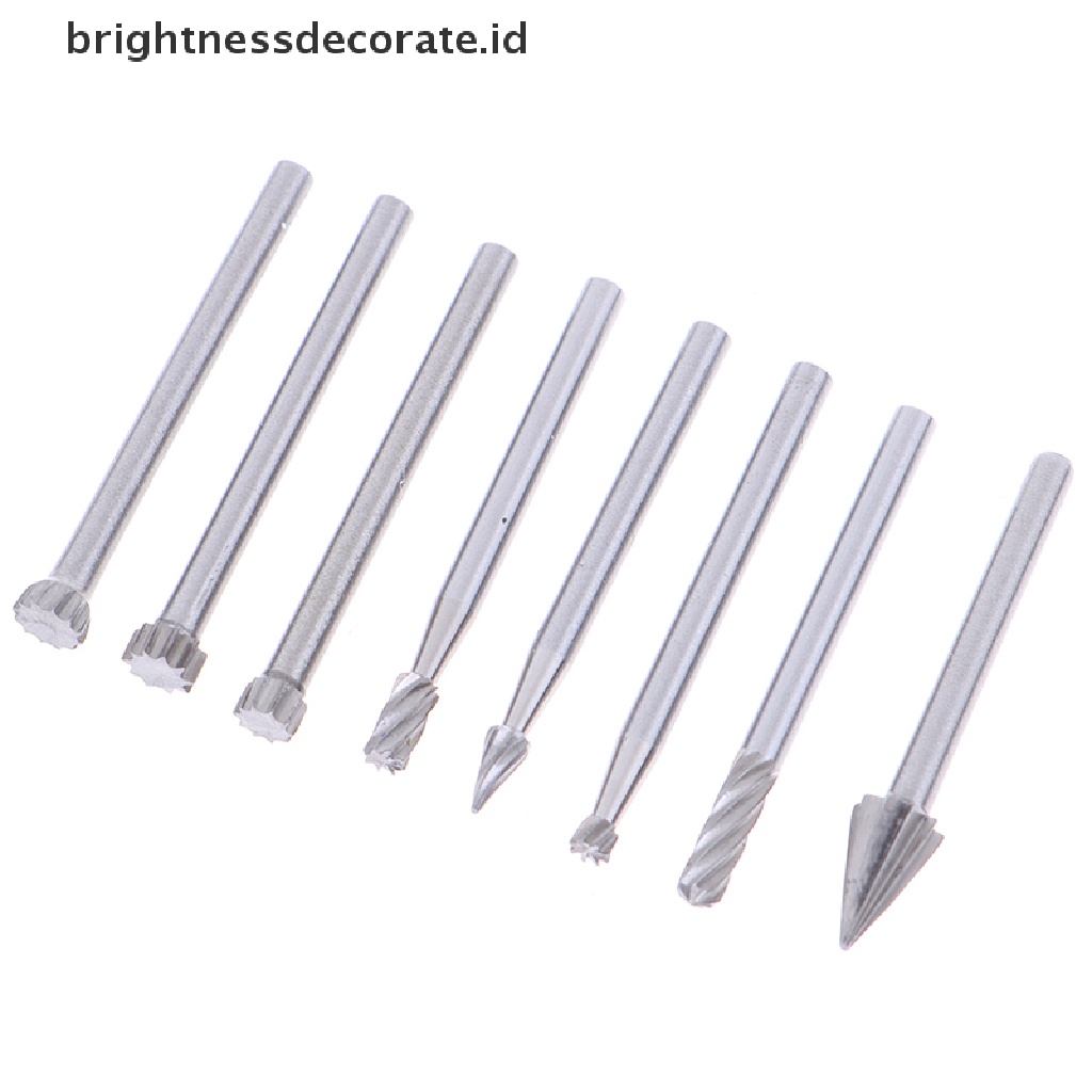 [Birth] 20pcs Tungsten Carbide Rotary Point Burr Die Grinder Shank Set 3 * 40mm [ID]