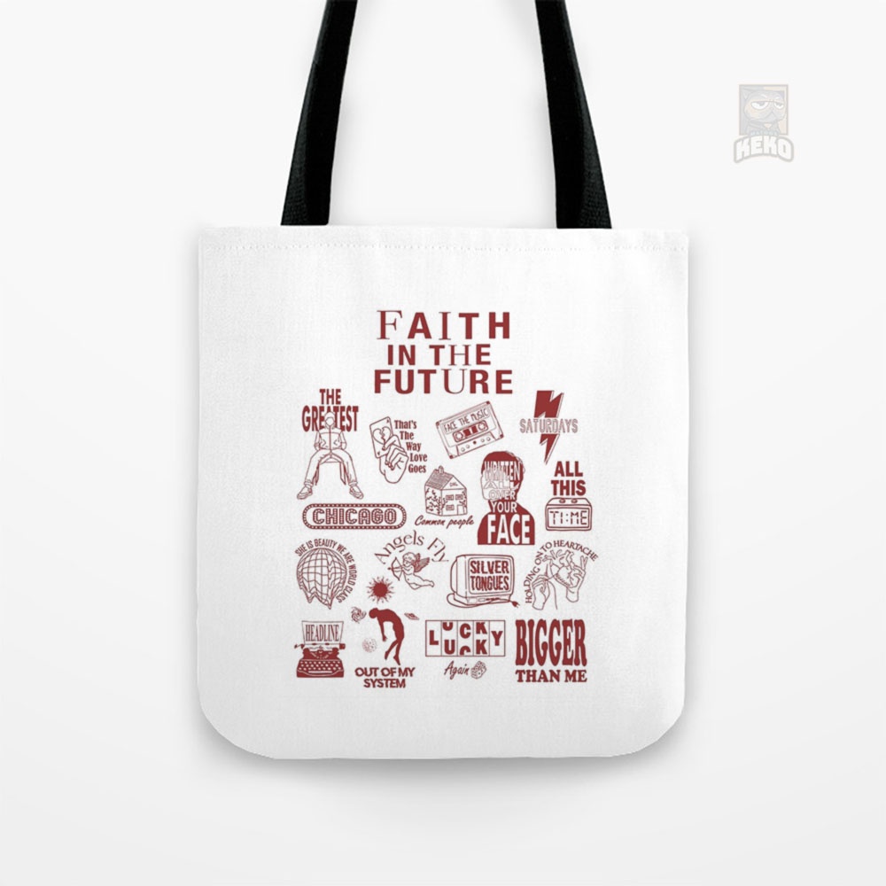 Tote Bag Kanvas Faith in the future tracklist Louis Tomlinson