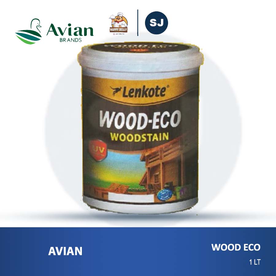 Cat Kayu Politur Lenkote Wood Eco Woodstain Avian Brand