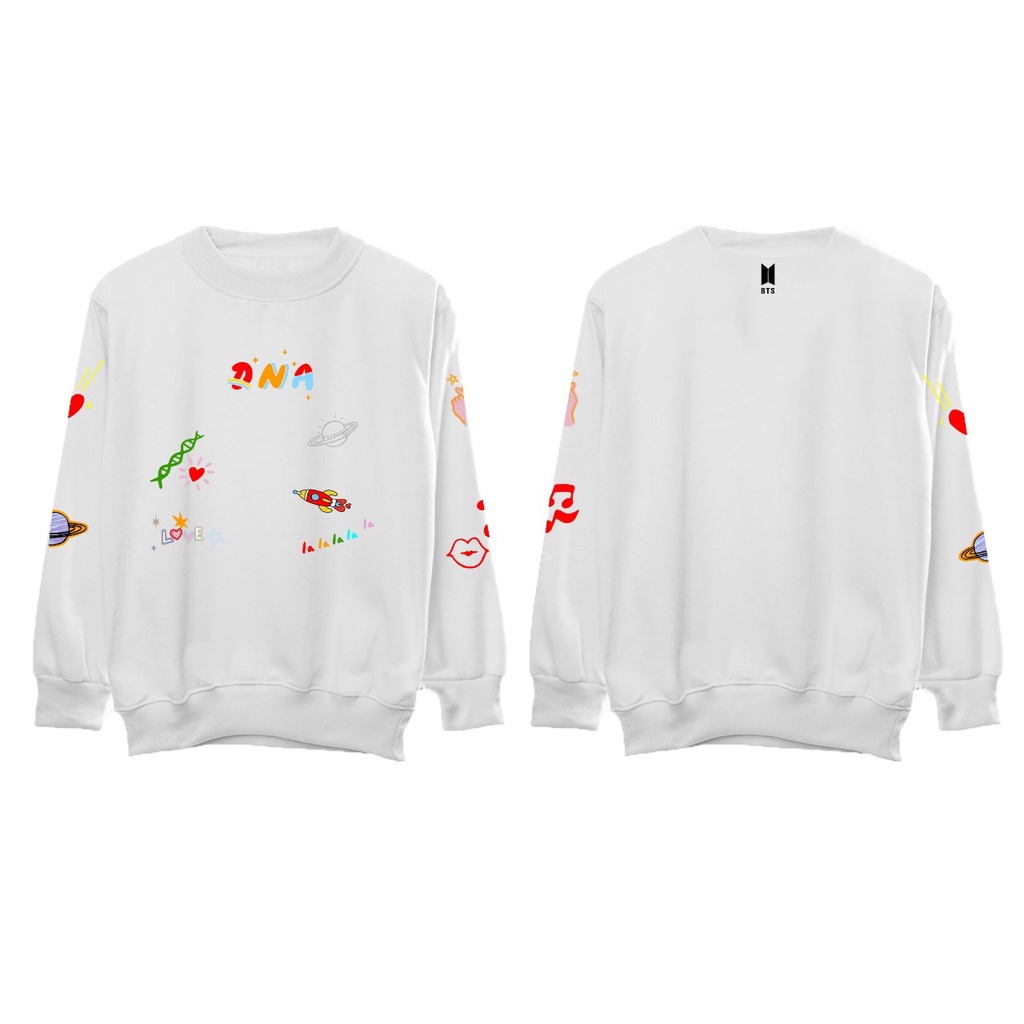Sweater bangtan THV DNA terbaru lengkap