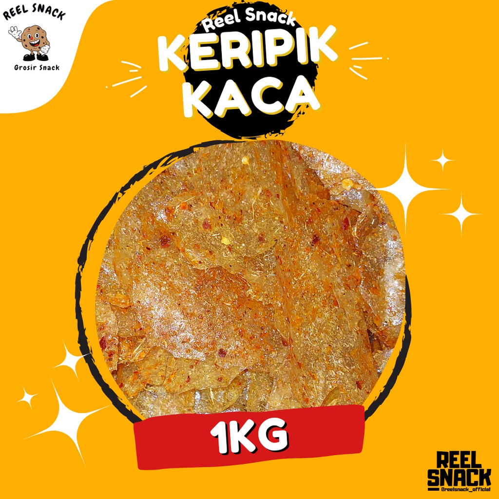 Jual Kripik Kaca Kripca Snack Kiloan 1kg Shopee Indonesia