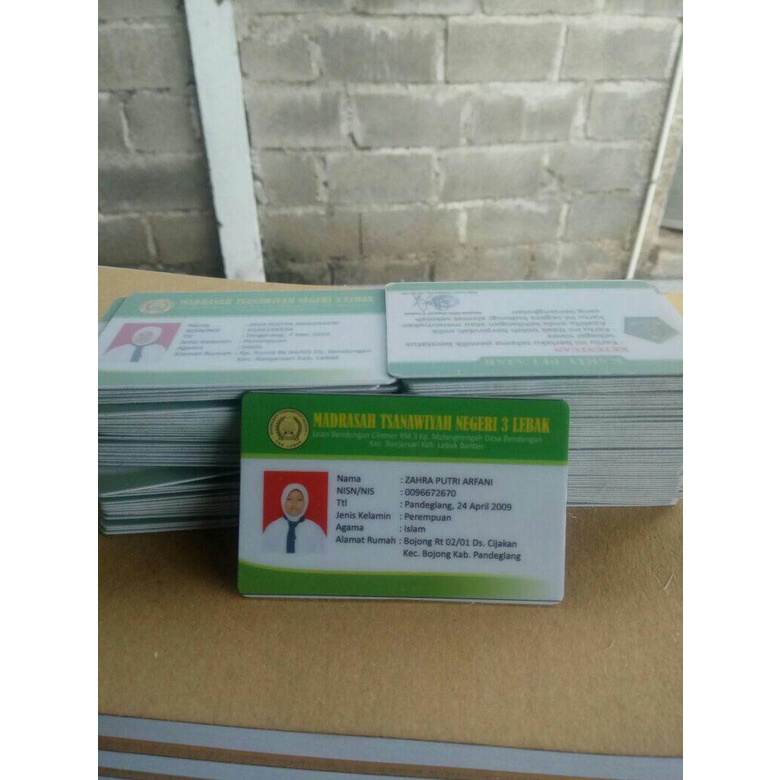 

idcard kartu siswa