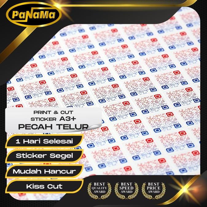 

Print & Cut Sticker Segel, Pecah Telur, Brittle, Cetak Stiker Garansi HOT PROMO