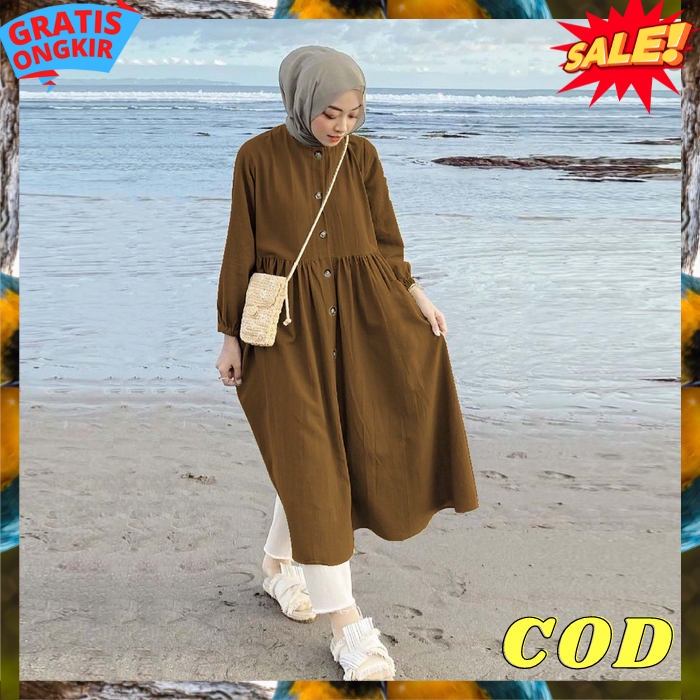 Tnik Remaja Import Tonic Mewah Elegant Bju Thunik Ibu2 Kekinian Tunika Kerja Cewek Bsju Tunic Terbar