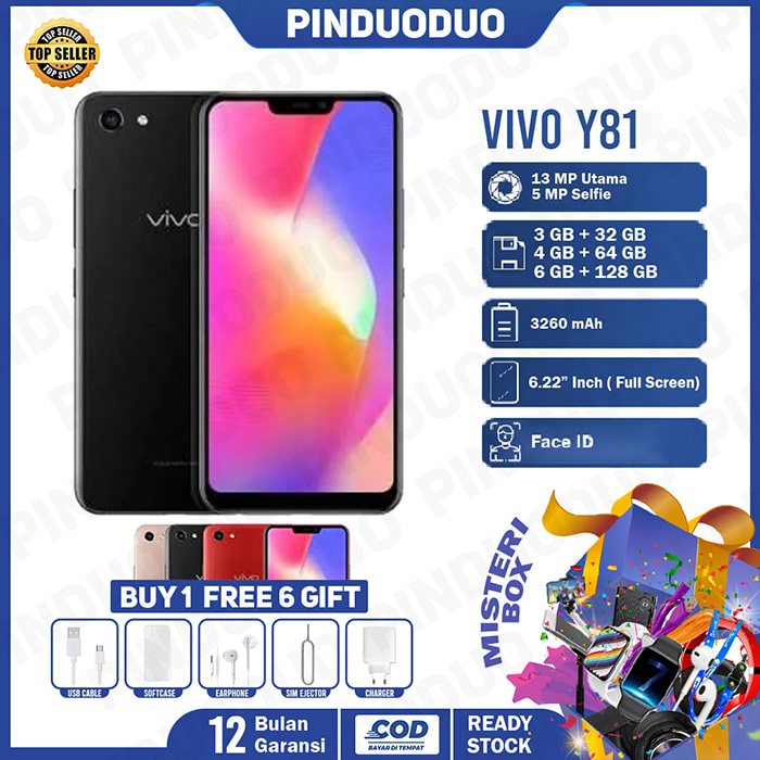 HP  VO Y81 6/128GB LTE Dual SIM Stanby Dual Termurah