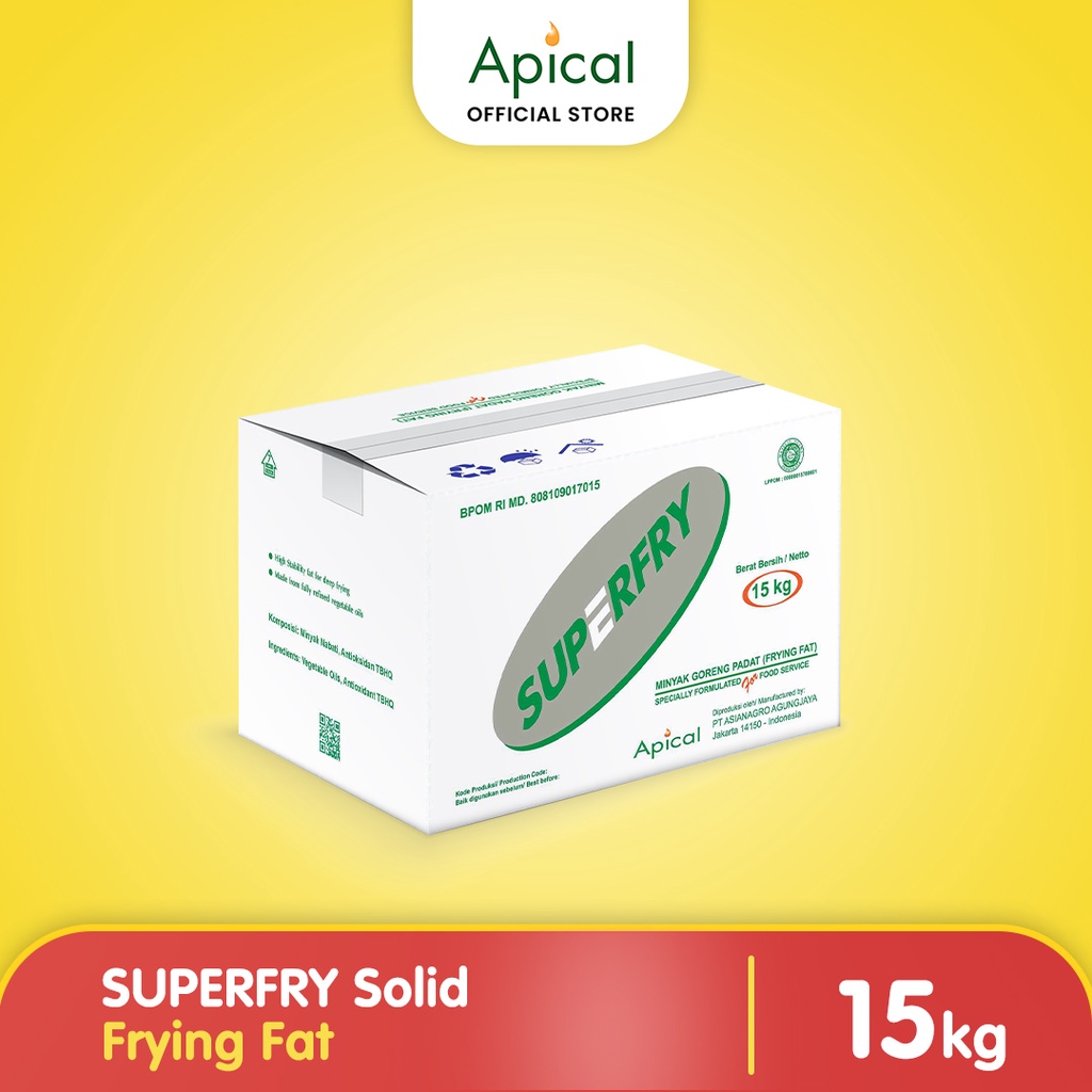 

SUPERFRY Solid Frying Fat 15kg