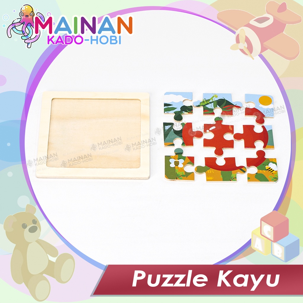 GROSIR MAINAN SERU ANAK TRADISIONAL SUSUN PUZZLE MENGASAH OTAK