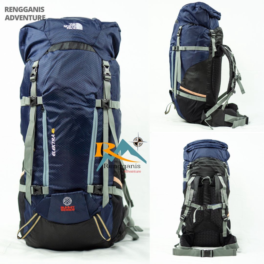 Tas Gunung Carrier 45 LITER Ransel Hiking LOKAL Bonus Coverbag