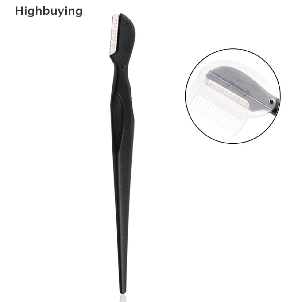 Hbid Alat Kecantikan Jala Hitam Kepala Kecil Gagang Lurus Dengan Tutup Alis Trimmer Glory