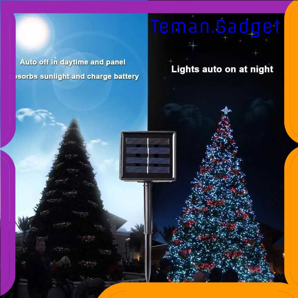 TG - LMP TaffLED Lampu Hias Tumblr Dekorasi with Solar Panel 100 LED 12 Meter - OKLED12