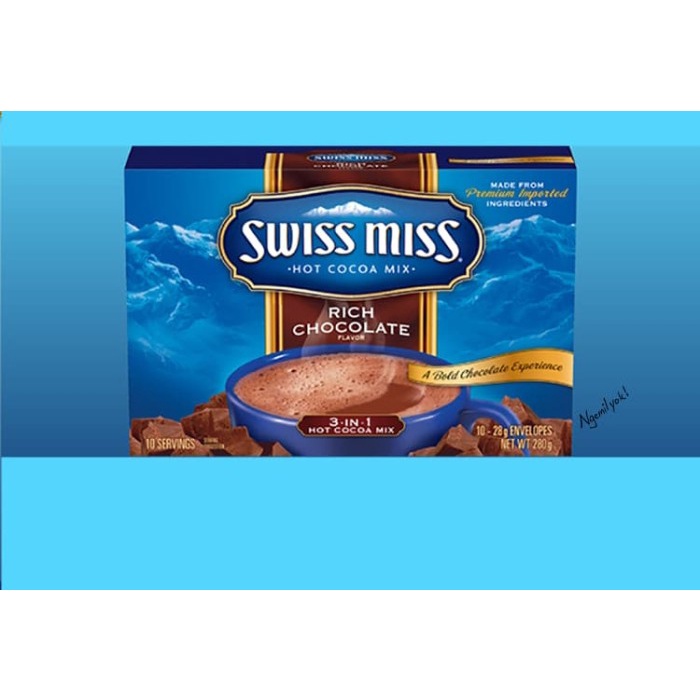 

SWISS MISS RICH CHOCOLATE - 1 BOX ISI 10 SACHET