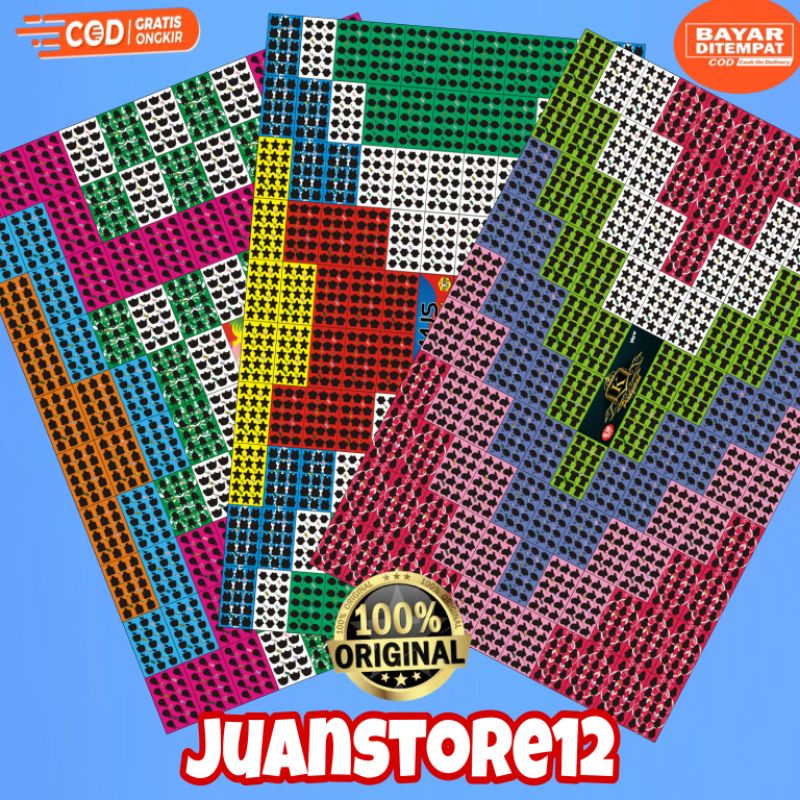 MAINAN gosokan tengkorak terbaru titik 15 LEMBARAN isi 20 LEMBAR terlaris kekinian viral 2023