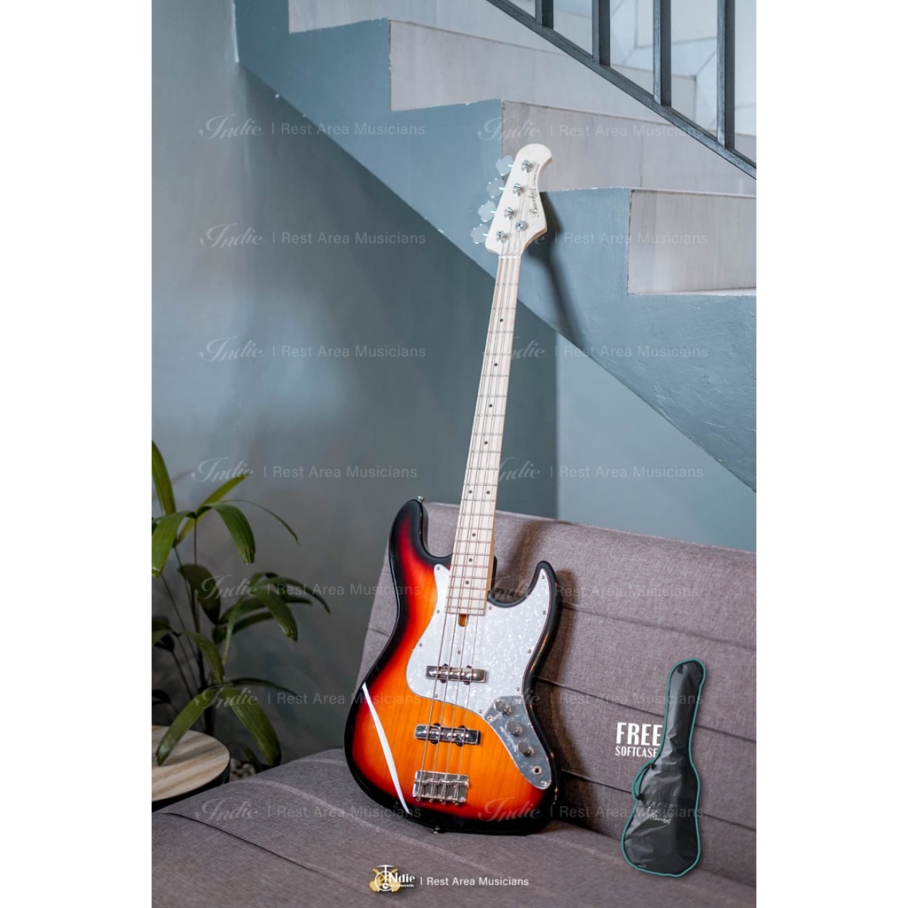 Gitar Bass Bacchus Universe Series WJB 360M 3 Tone Sunburst