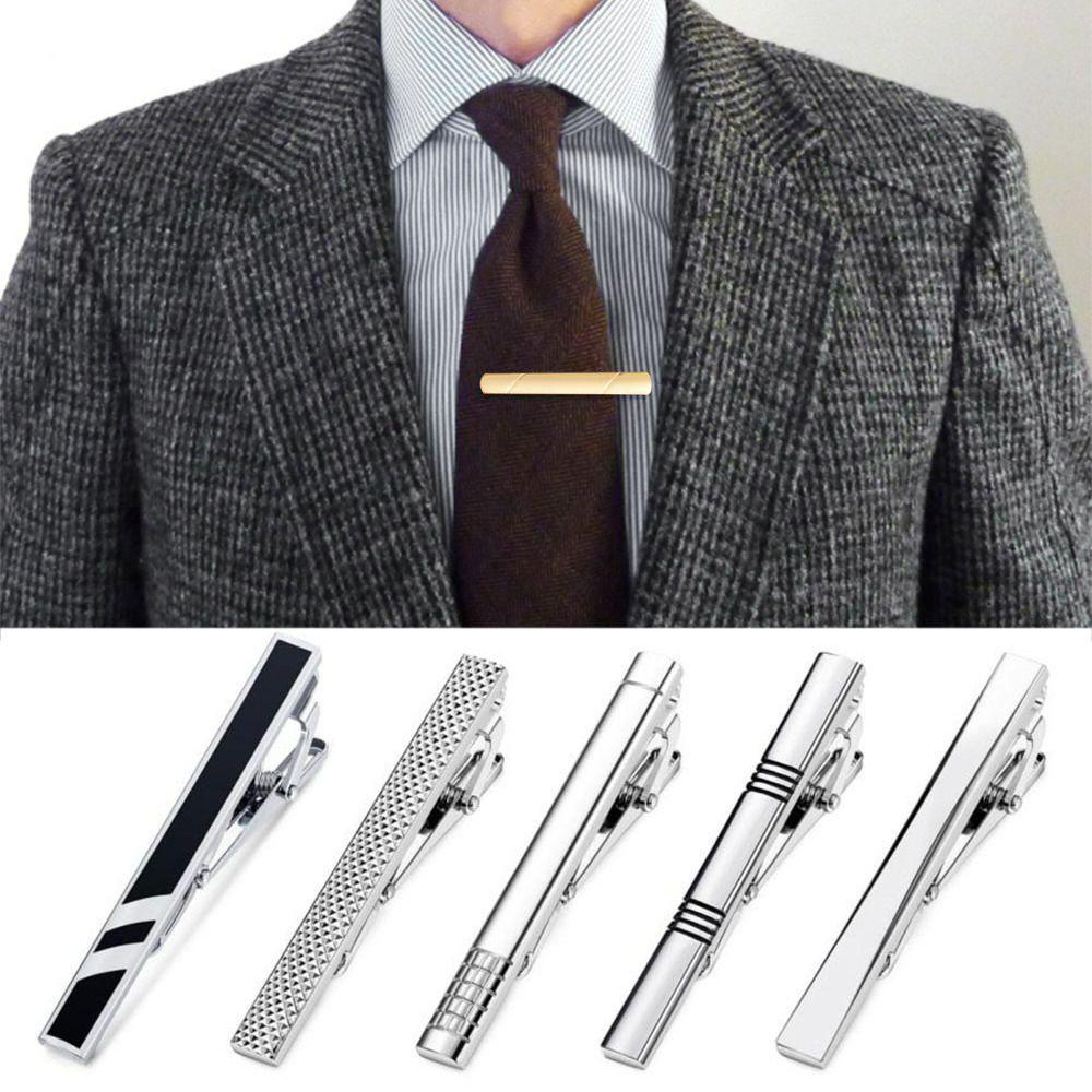 Preva Tie Clip Pin Dasi Bisnis Metal Stylish