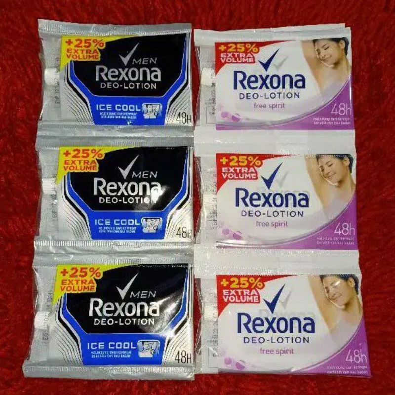 rexona women / men sachet