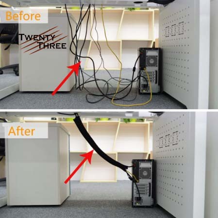 

Holder Pembungkus Kabel Velcro Holder Perapih Cable Manajemen Sleeve