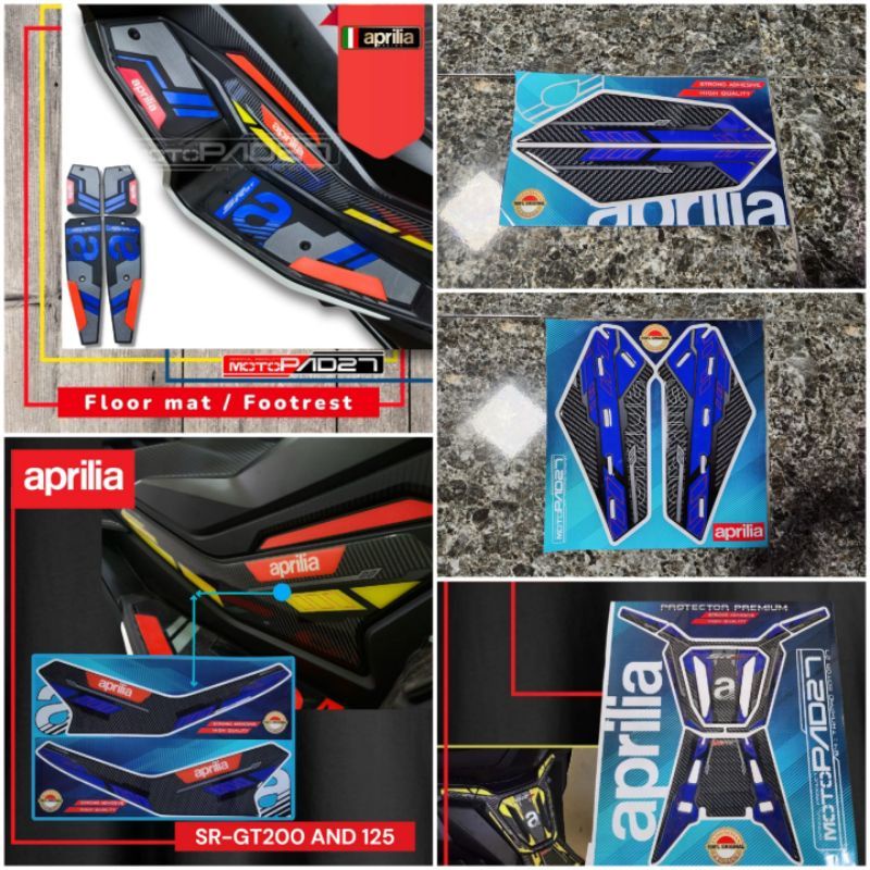 Stiker Premium Aprilia Sr gt200 Stiker timbul Fullset Aprilia Sr gt200