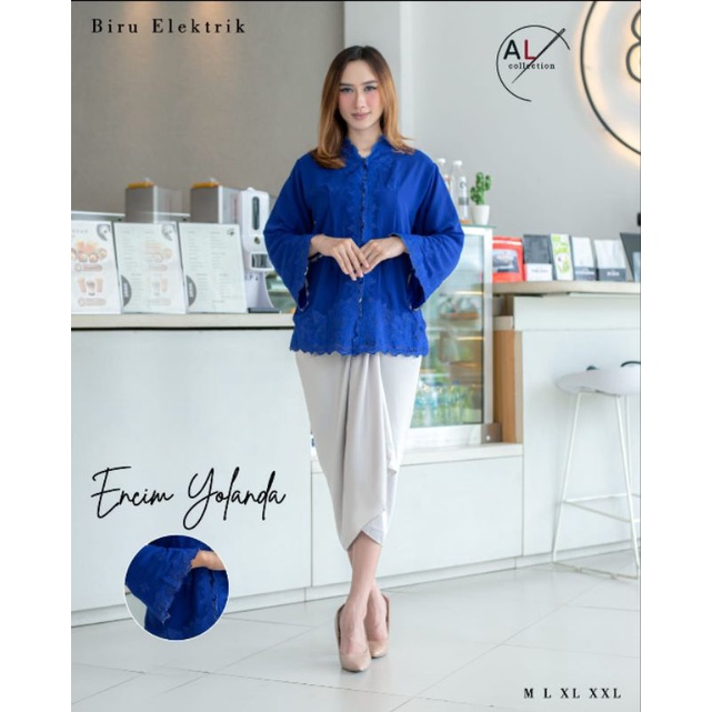 stelan kebaya encim / kebaya encim moderen / kebaya encim bordir