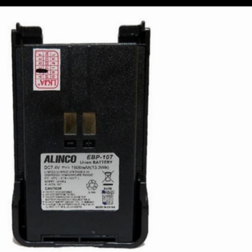 Baterai Alinco EBP-107  HT DJ-CRX7 Ori 1800mAh EBP107 Lithium Battery