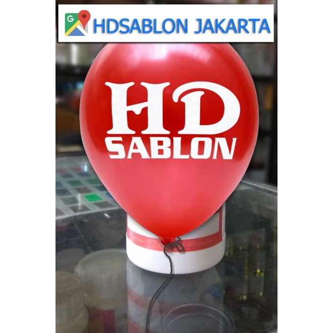 

Tinta Sablon Balon dan Bahan Rubber Karet 200gr