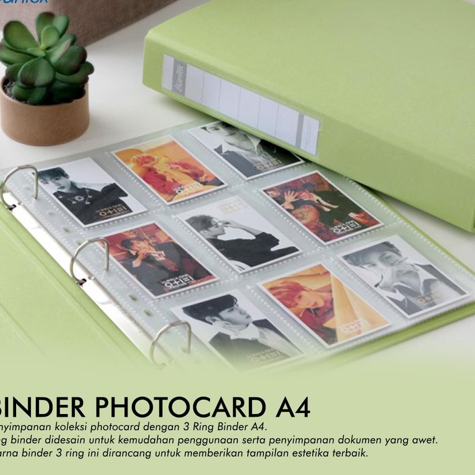 

✨New✨ Bantex Binder Photocard A4 3 Ring serbuuu !