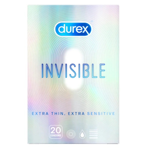 DUREX KONDOM INVISIBLE ISI 20 PCS